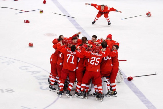Jae C. Hong / AP 25 февраля сборная России по хоккею победила команду Германии на Олимпиаде
