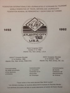 Программа конгресса F.I.J.E.T. 1992 год.