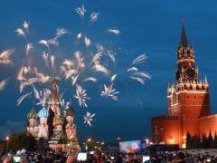 Салют в честь Дня России © Сергей Фадеичев/ТАСС