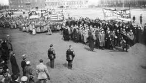 Первомайская демонстрация 1918
